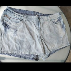 Amethyst blue jean shorts